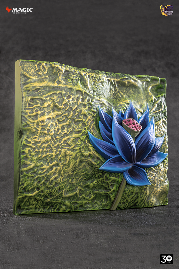 Black Lotus Relief Sculpture