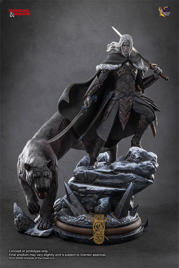 Drizzt Do'Urden 1:4 Scale Statue (35th Anniversary edition)