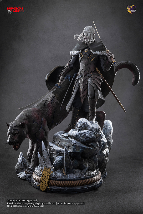 Drizzt Do'Urden 1:4 Scale Statue (35th Anniversary edition)