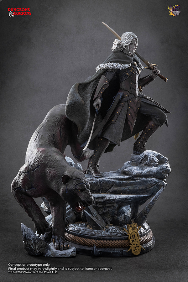 Drizzt Do'Urden 1:4 Scale Statue (35th Anniversary edition)